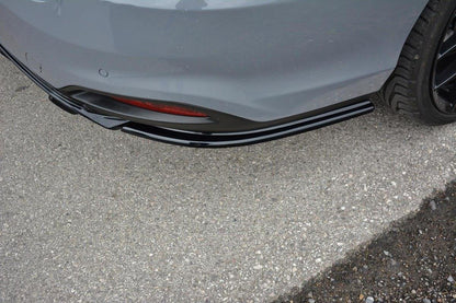 Heck Ansatz Flaps Diffusor für Fiat Tipo S-Design Carbon Look