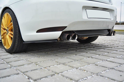Heck Ansatz Flaps Diffusor für Alfa Romeo GT schwarz matt