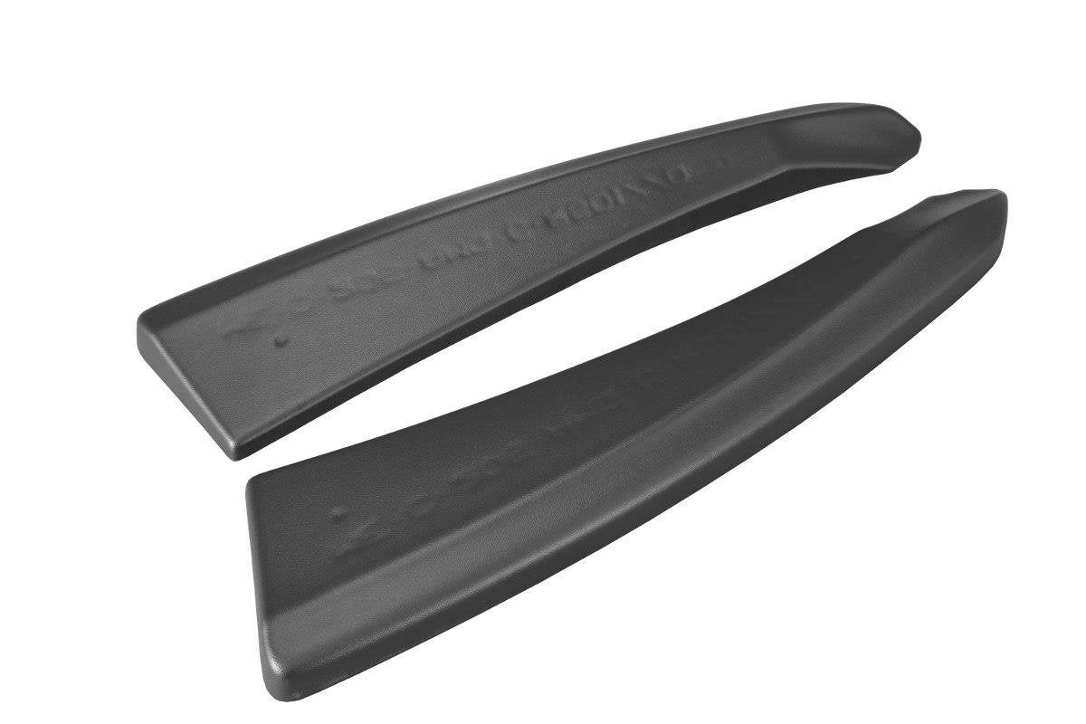Heck Ansatz Flaps Diffusor für Mercedes C-Klasse C205 63 AMG Coupe schwarz matt