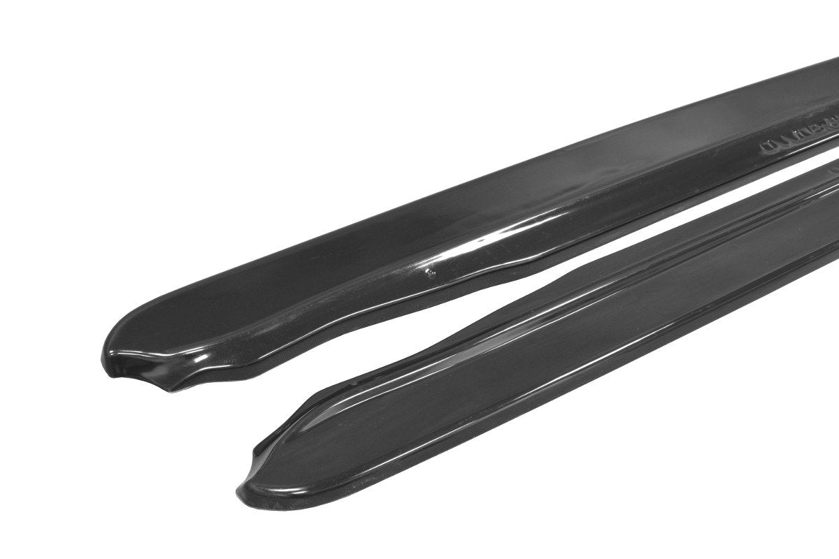 Seitenschweller Ansatz für Audi S6 C5  schwarz matt
