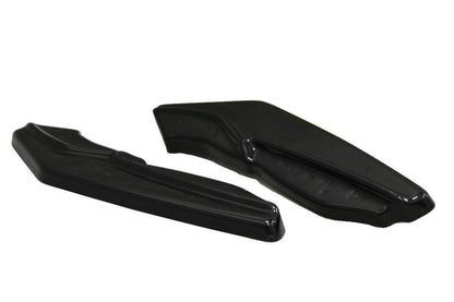 Heck Ansatz Flaps Diffusor für Renault Laguna mk 3 Coupe schwarz Hochglanz