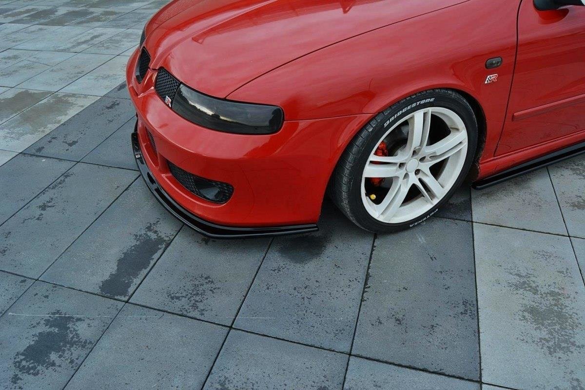 Front Ansatz für v.1 Seat Leon Mk1 Cupra Carbon Look