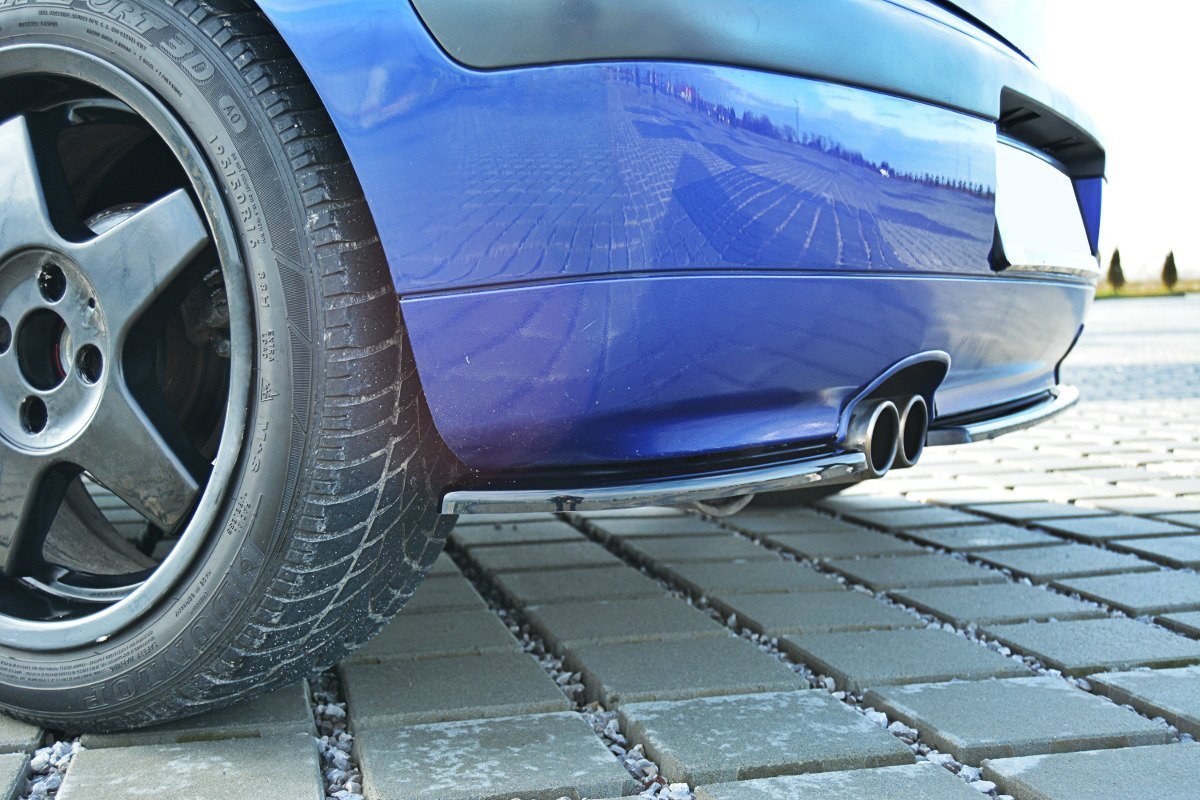 Heck Ansatz Flaps Diffusor für SEAT IBIZA MK2 FACELIFT CUPRA Carbon Look