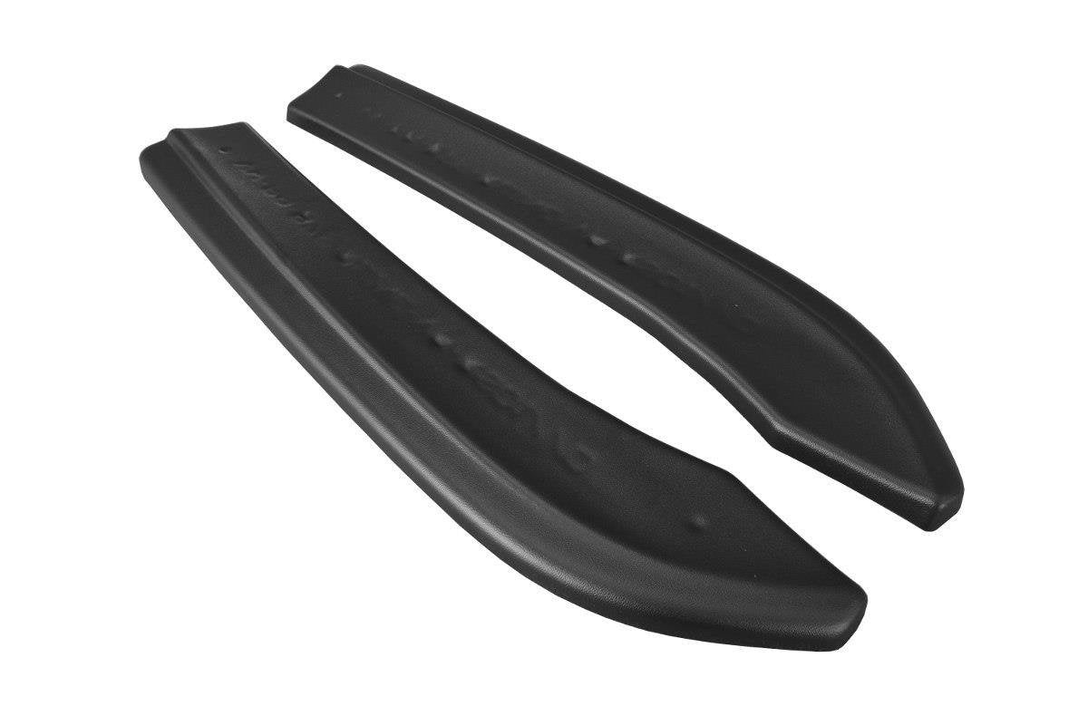 Heck Ansatz Flaps Diffusor für Vw Passat B7 R-Line Variant schwarz matt