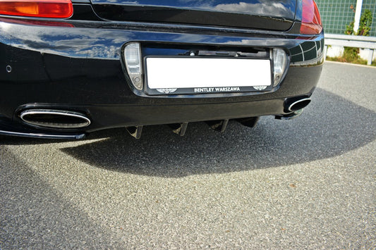 Diffusor Heck Ansatz für BENTLEY CONTINENTAL GT schwarz matt