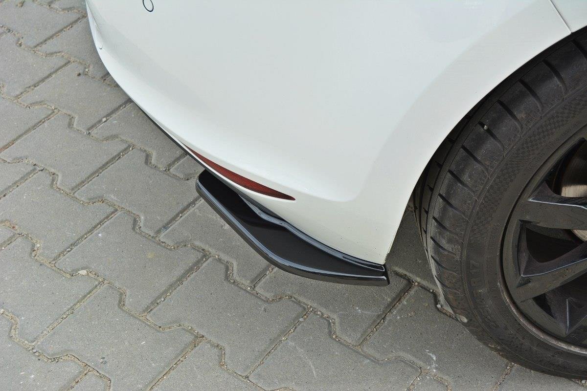 Heck Ansatz Flaps Diffusor für VW Golf Mk7 Standard schwarz matt