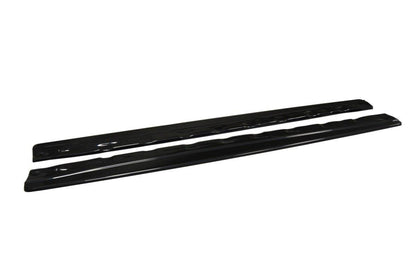 Seitenschweller Ansatz für Honda Civic Mk9 Facelift schwarz Hochglanz