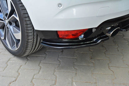 Heck Ansatz Flaps Diffusor für Renault Megane Mk4 Hatchback schwarz matt