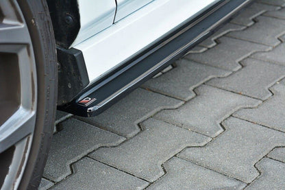 Seitenschweller Ansatz für V.1 für Ford Fiesta Mk8 ST / ST-Line schwarz matt