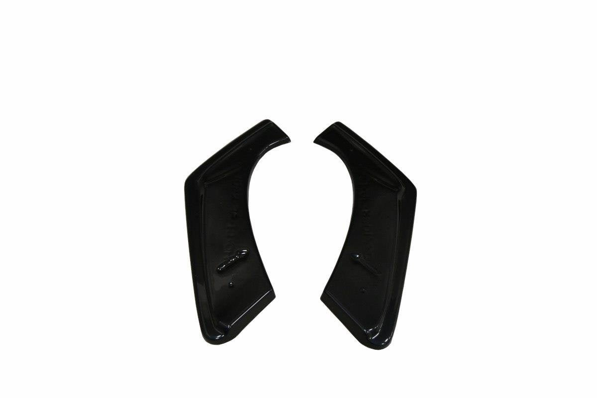 Heck Ansatz Flaps Diffusor für Honda Civic Mk9 Facelift schwarz matt