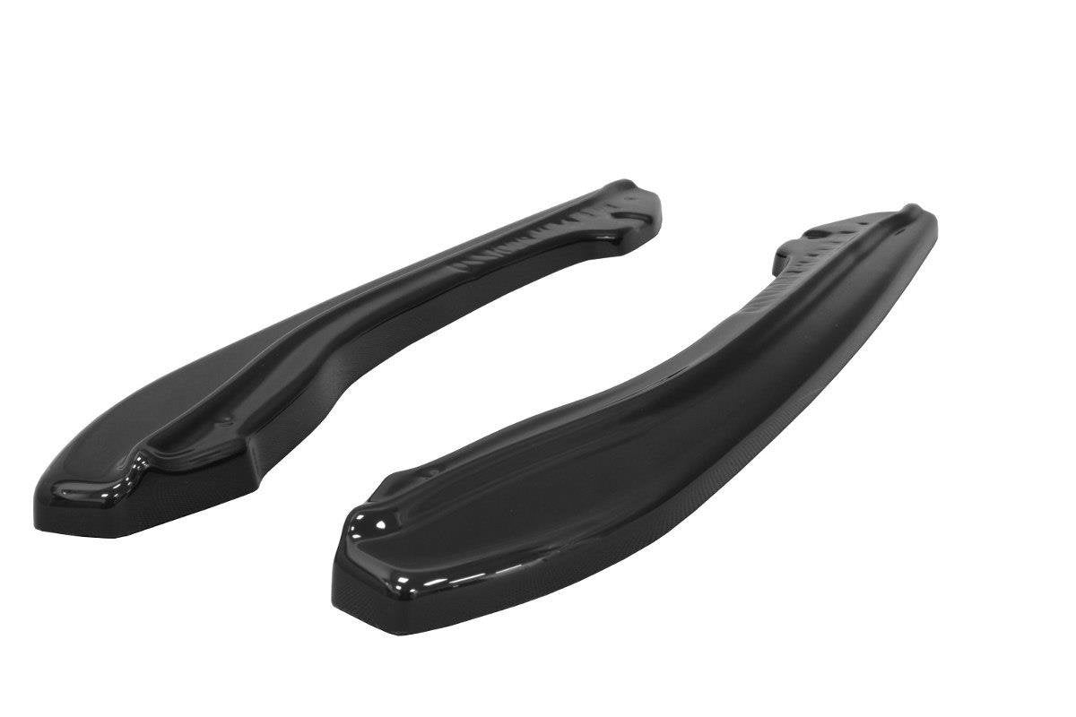 Heck Ansatz Flaps Diffusor für BMW M6 E63 schwarz matt