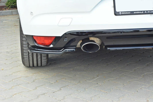 Heck Ansatz Flaps Diffusor für Renault Megane Mk4 Hatchback Carbon Look