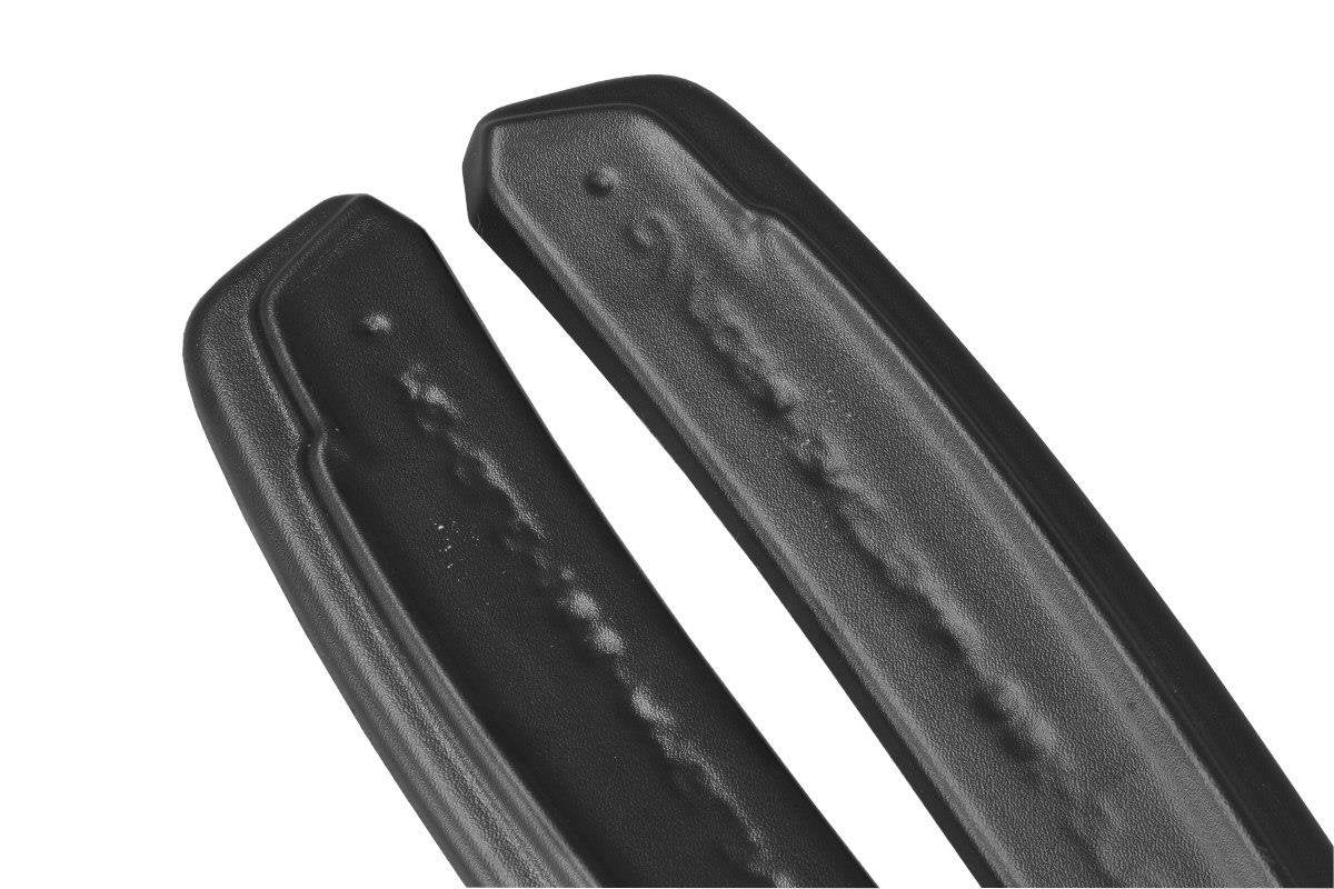 Heck Ansatz Flaps Diffusor für Mercedes GLE W166 AMG-Line schwarz matt