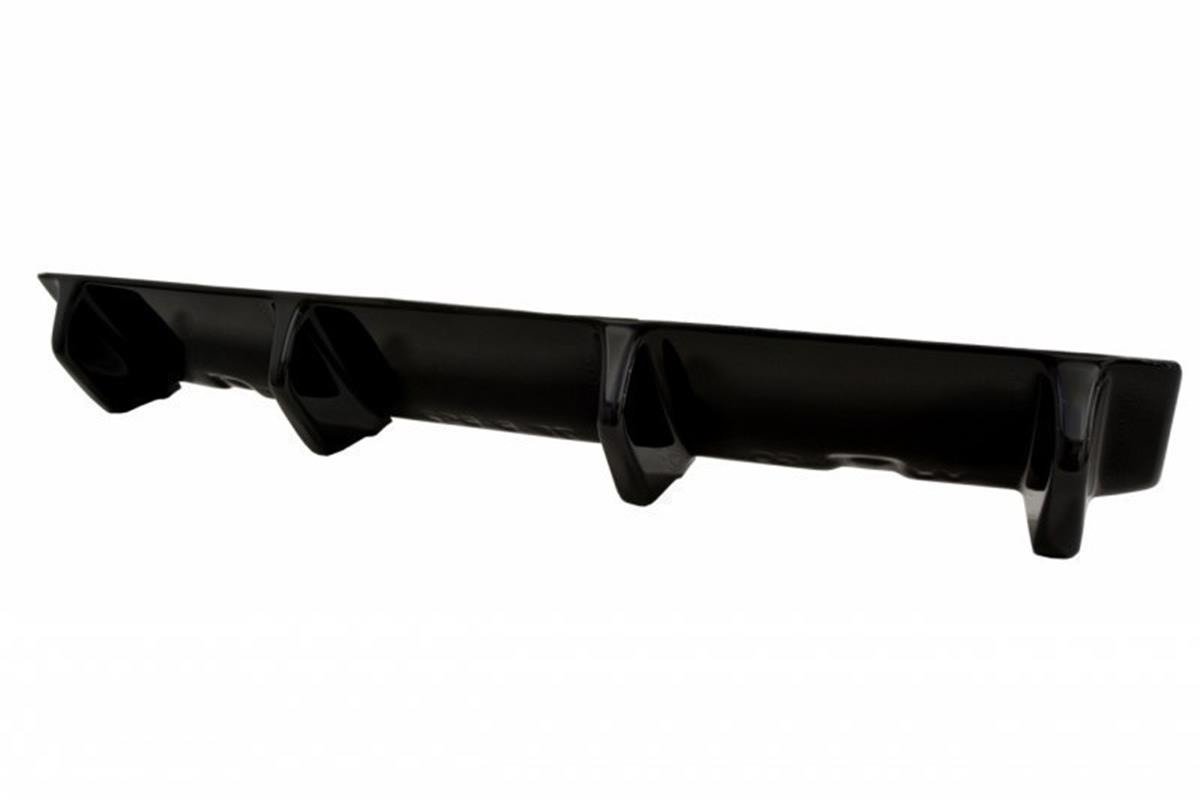 Mittlerer Diffusor Heck Ansatz für VW GOLF 7 R Facelift schwarz Hochglanz