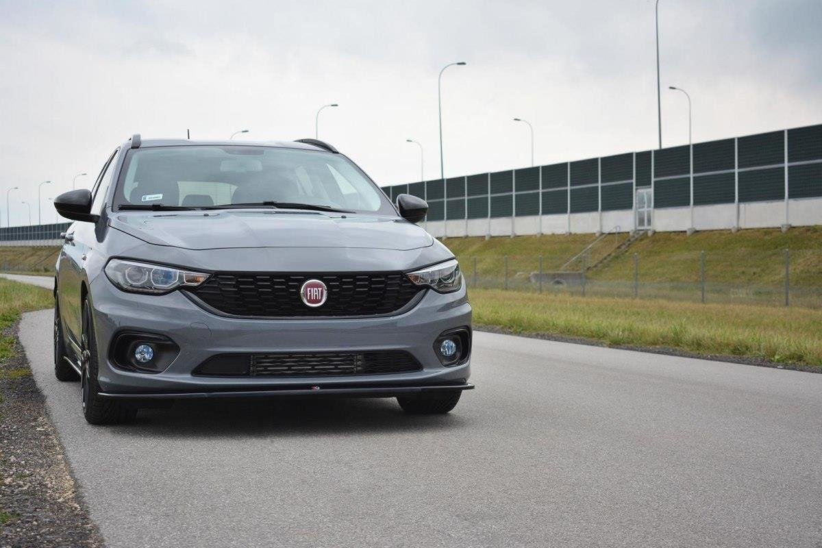 Front Ansatz für Fiat Tipo S-Design schwarz Hochglanz