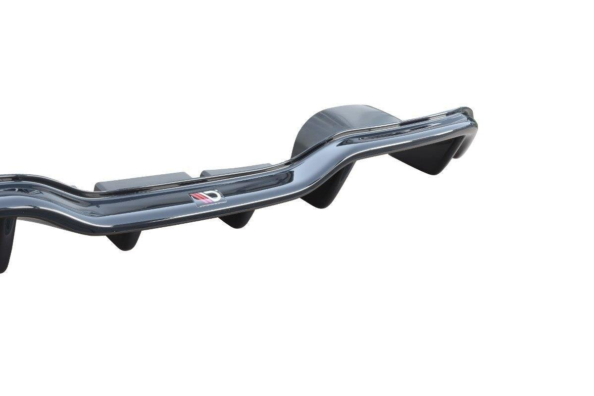 Diffusor Heck Ansatz für Ford Fiesta Mk7 ST Facelift schwarz matt