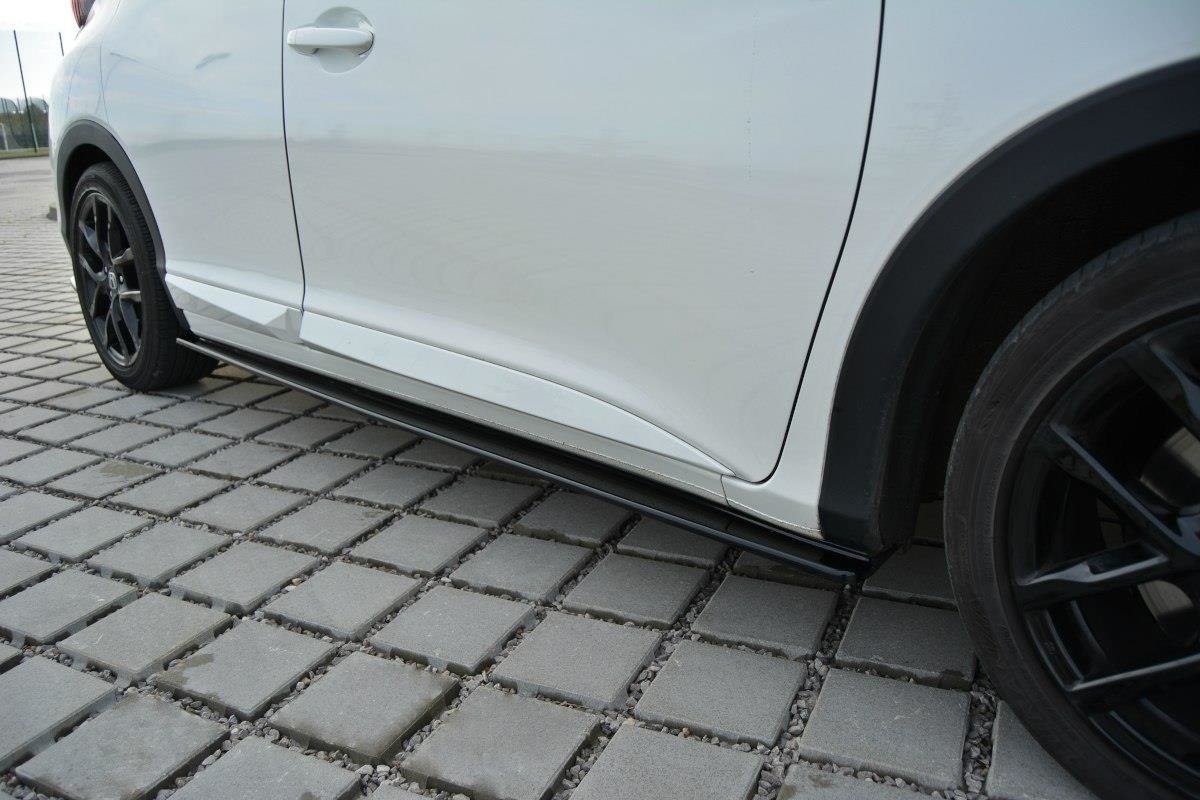 Seitenschweller Ansatz für Honda Civic Mk9 Facelift Carbon Look