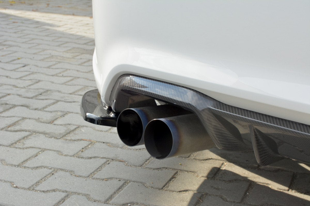 Heck Ansatz Flaps Diffusor für BMW M2 (F87) COUPÉ schwarz matt