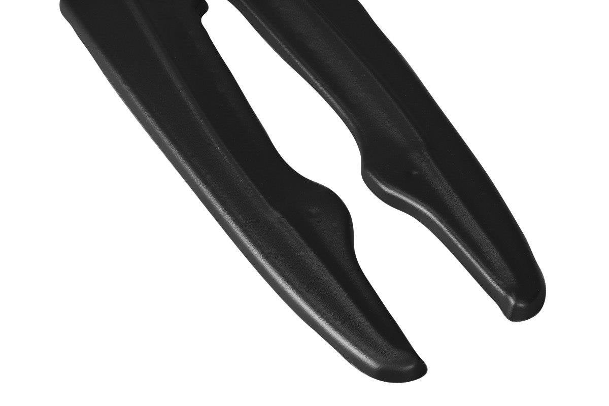 Heck Ansatz Flaps Diffusor für Mercedes E W212 schwarz matt