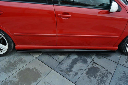 Seitenschweller Ansatz für Seat Leon Mk1 Cupra schwarz matt