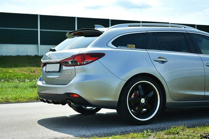 Spoiler CAP für Mazda 6 GJ (Mk3) Wagon schwarz matt