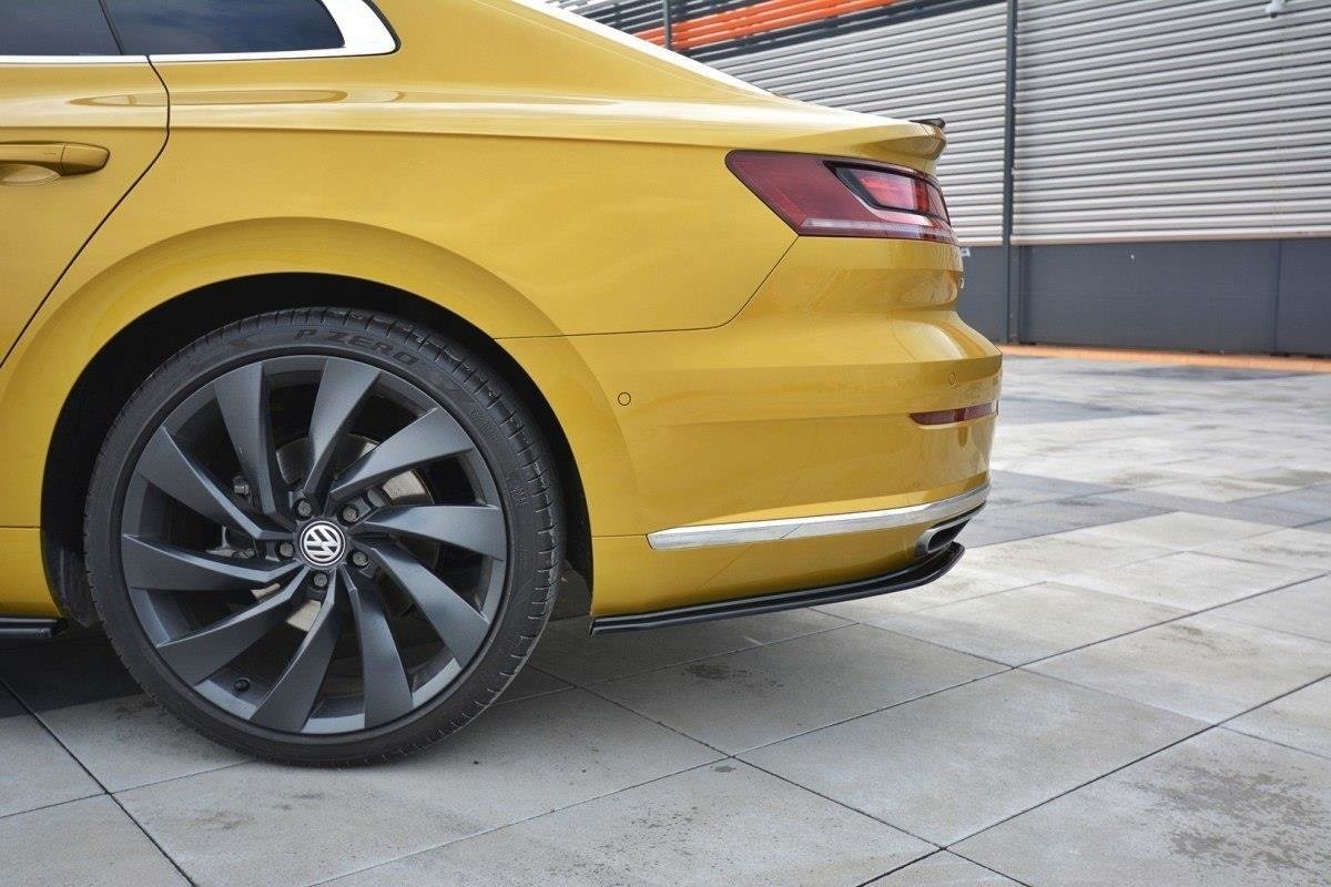 Heck Ansatz Flaps Diffusor für VW ARTEON schwarz matt