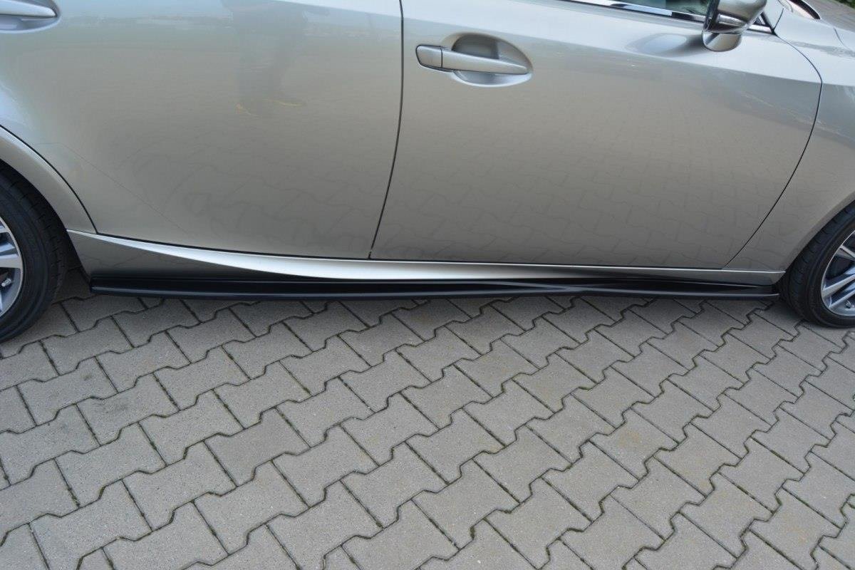 Seitenschweller Ansatz für Lexus IS Mk3/ Mk3 Facelift  Carbon Look