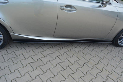 Seitenschweller Ansatz für Lexus IS Mk3/ Mk3 Facelift  Carbon Look