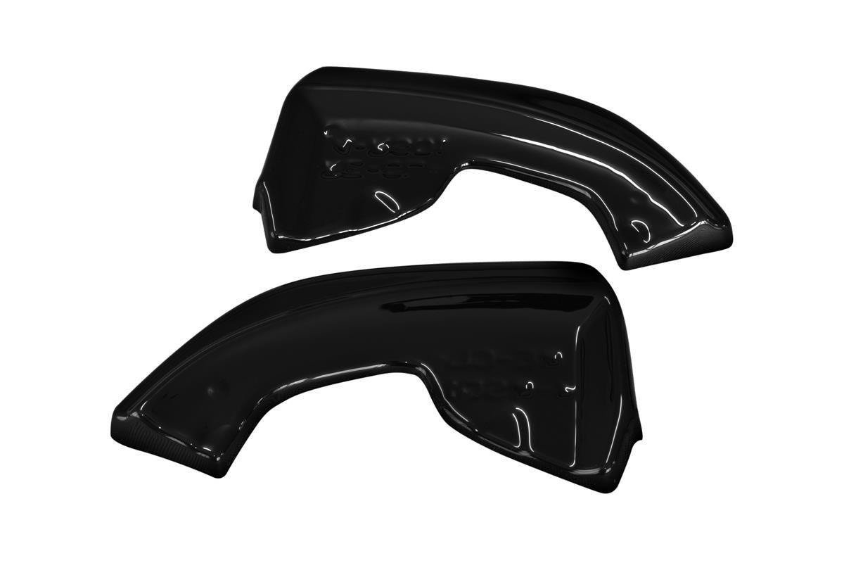 Heck Ansatz Flaps Diffusor für Renault Clio Mk4 schwarz matt