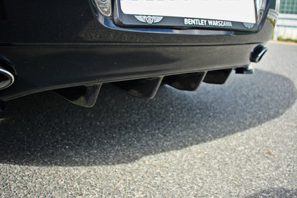 Diffusor Heck Ansatz für BENTLEY CONTINENTAL GT schwarz matt