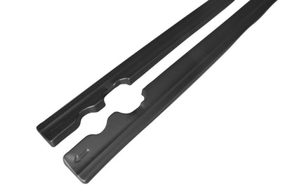 Seitenschweller Ansatz für Mercedes C-Klasse S205 63 AMG Kombi schwarz matt