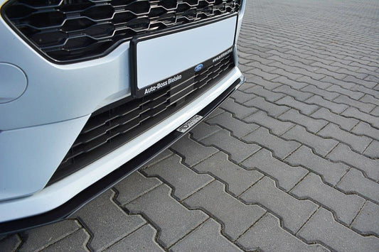 Front Sport Diffusor V.2 Ford Fiesta Mk8 ST / ST-Line schwarz Hochglanz