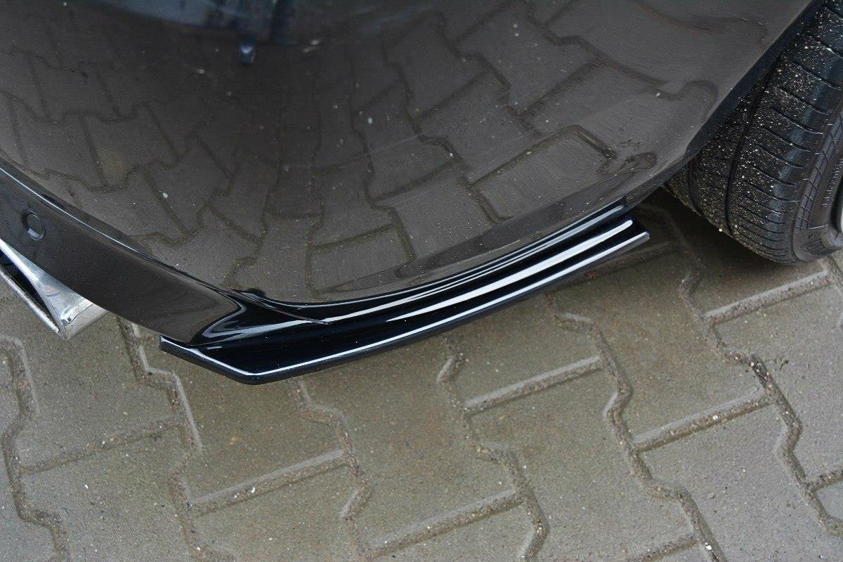 Heck Ansatz Flaps Diffusor für OPEL ZAFIRA B OPC / VXR Carbon Look