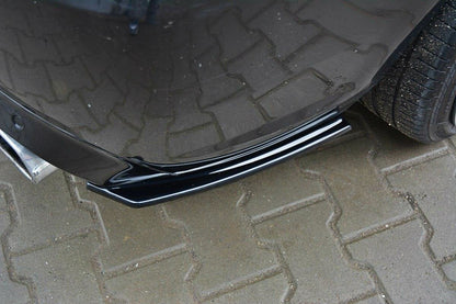Heck Ansatz Flaps Diffusor für OPEL ZAFIRA B OPC / VXR schwarz Hochglanz