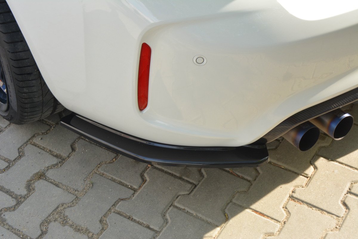 Heck Ansatz Flaps Diffusor für BMW M2 (F87) COUPÉ Carbon Look