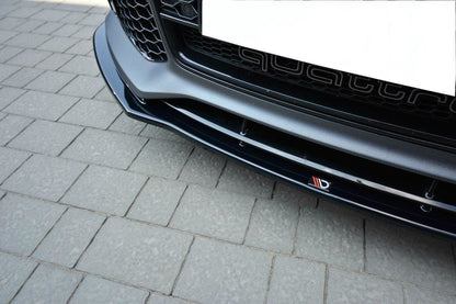Front Ansatz V.1 für Audi RS7 Facelift schwarz Hochglanz
