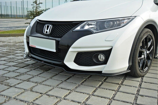 Front Ansatz für Honda Civic Mk9 Facelift Carbon Look