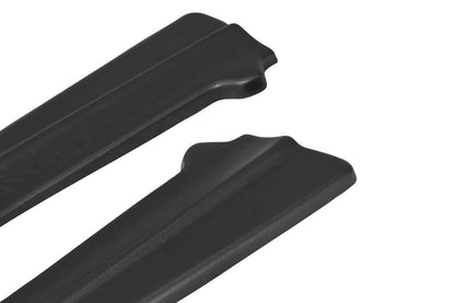 Heck Ansatz Flaps Diffusor für Mercedes E W212 schwarz matt