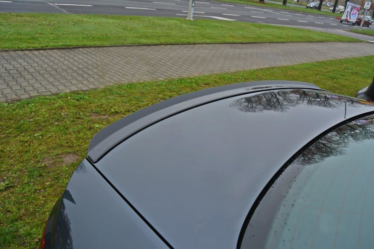 Spoiler CAP für Audi A4 S-Line B9 Limousine schwarz matt