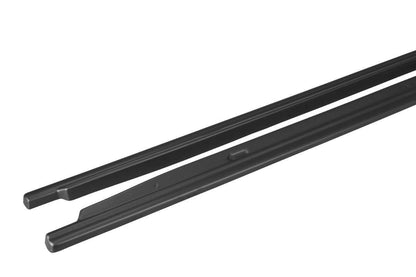 Seitenschweller Ansatz für Skoda Rapid  schwarz matt