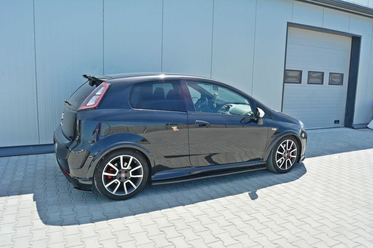 Seitenschweller Ansatz für Fiat Punto Evo Abarth Carbon Look