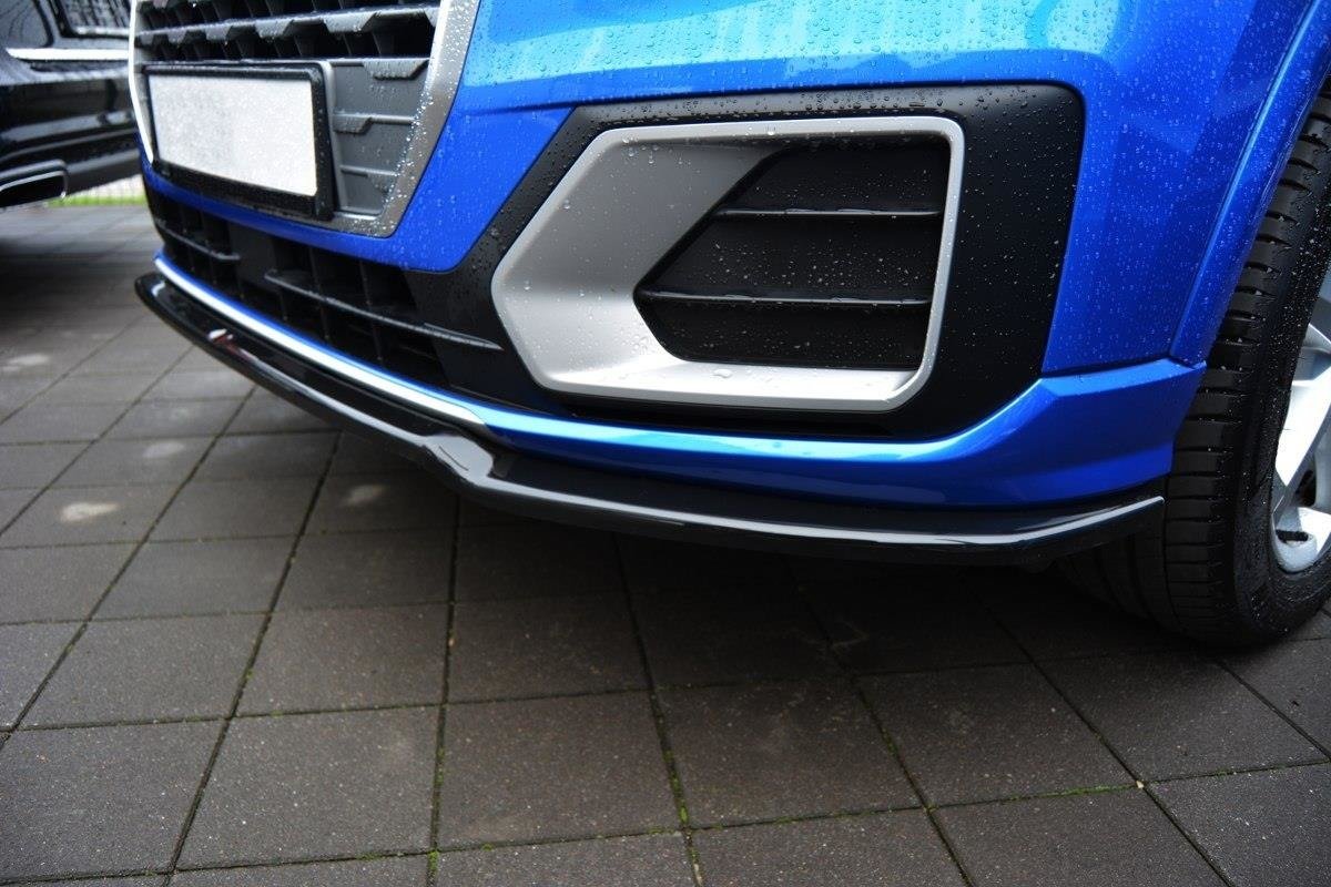 Front Ansatz für Audi Q2 Mk.1 schwarz matt