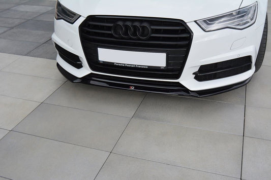 Front Ansatz V.1 für Audi A6 C7 S-line/ S6 C7 Facelift Carbon Look