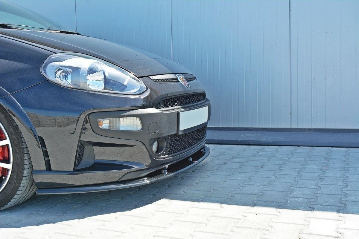 Front Ansatz für Fiat Punto Evo Abarth schwarz Hochglanz