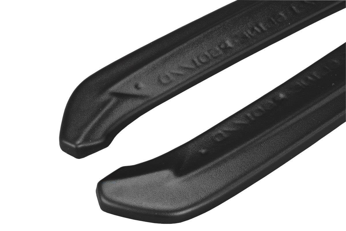 Heck Ansatz Flaps Diffusor für Audi A7 Mk1 S-Line Carbon Look