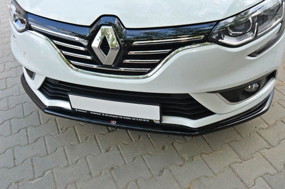 Front Ansatz V.1 für Renault Megane Mk4 Hatchback schwarz matt