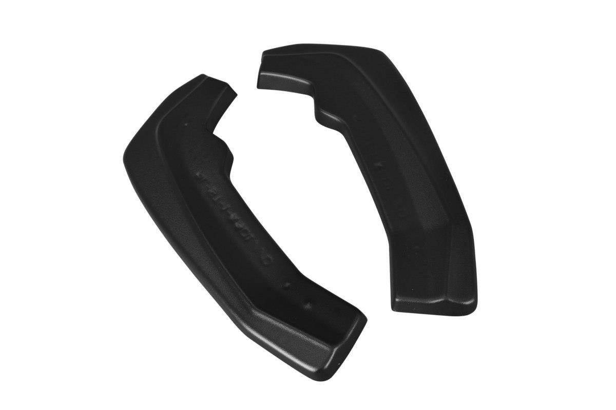 Heck Ansatz Flaps Diffusor für Alfa Romeo Stelvio schwarz Hochglanz