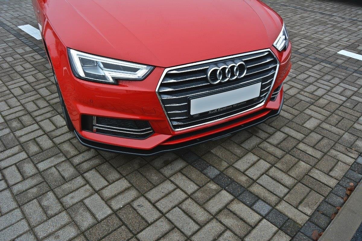 Front Ansatz V.2 für Audi S4 / A4 S-Line B9 schwarz matt