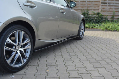 Seitenschweller Ansatz für Lexus IS Mk3/ Mk3 Facelift  Carbon Look