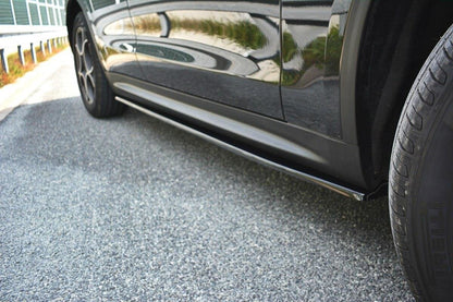 Seitenschweller Ansatz für Alfa Romeo Stelvio schwarz matt